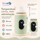 ThermoMilk™ | Aquecedor Portátil de Mamadeiras com Display Digital