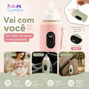 ThermoMilk™ | Aquecedor Portátil de Mamadeiras com Display Digital