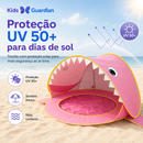 Shark Beach™ Barraca Infantil 2 em 1 | Tenda de Praia com Mini Piscina UV 50+