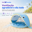 Shark Beach™ Barraca Infantil 2 em 1 | Tenda de Praia com Mini Piscina UV 50+