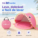 Shark Beach™ Barraca Infantil 2 em 1 | Tenda de Praia com Mini Piscina UV 50+