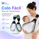 Colo Fácil™ | Sling Carregador de Bebê Ajustável com Apoio Lateral