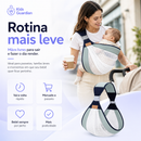 Colo Fácil™ | Sling Carregador de Bebê Ajustável com Apoio Lateral