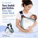 Colo Fácil™ | Sling Carregador de Bebê Ajustável com Apoio Lateral
