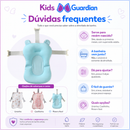 NinhoBanho™ | Almofada de Banho para Bebê com Apoio Anatômico