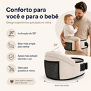Colinho Fácil™ | Apoio de Cintura para Carregar Bebê
