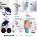 Kit Saúde BabyGuard™ 3 em 1 | Nebulizador + Termômetro Digital + Oxímetro