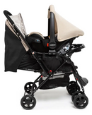 Carrinho de Bebê Travel System Reverse Trio Cosco Kids com Bebê Conforto e Base
