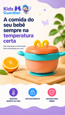 Tigela Térmica Infantil Antivazamento | Aço Inox 316