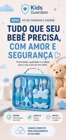 Kit de Cuidados e Higiene Kids Guardian para Bebês - 13 Peças