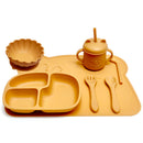 Kit Papinha Kids™ – Prato e Tigela com Ventosa para Introdução Alimentar