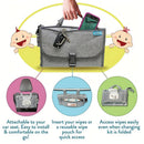 Bolsa kit troca fraldas 5 em 1