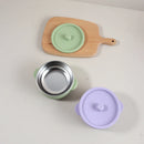 Tigela Infantil 2 em 1 Aço Inox + Silicone 300ml | Antivazamento e Segura