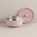 Tigela Infantil 2 em 1 Aço Inox + Silicone 300ml | Antivazamento e Segura