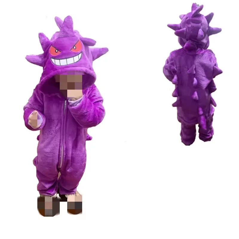 Pijama Fantasia Infantil Pokémon Gengar – Conforto, Diversão e Estilo