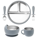 Kit Refeição MealBaby Inox™  5pcs