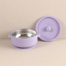 Tigela Infantil 2 em 1 Aço Inox + Silicone 300ml | Antivazamento e Segura