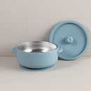 Tigela Infantil 2 em 1 Aço Inox + Silicone 300ml | Antivazamento e Segura