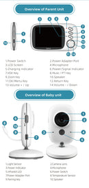 Babá Eletrônica Kids Guardian™ VisionCare 3.2"
