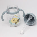 Copo Infantil com Canudo 350ml | Antivazamento e Seguro