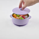 Tigela Infantil 2 em 1 Aço Inox + Silicone 300ml | Antivazamento e Segura