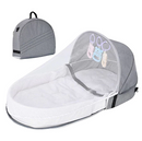 Berço Portátil Dobrável com Mosquiteiro Kids Guardian™